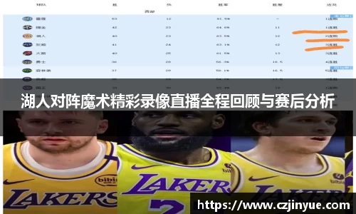 湖人对阵魔术精彩录像直播全程回顾与赛后分析